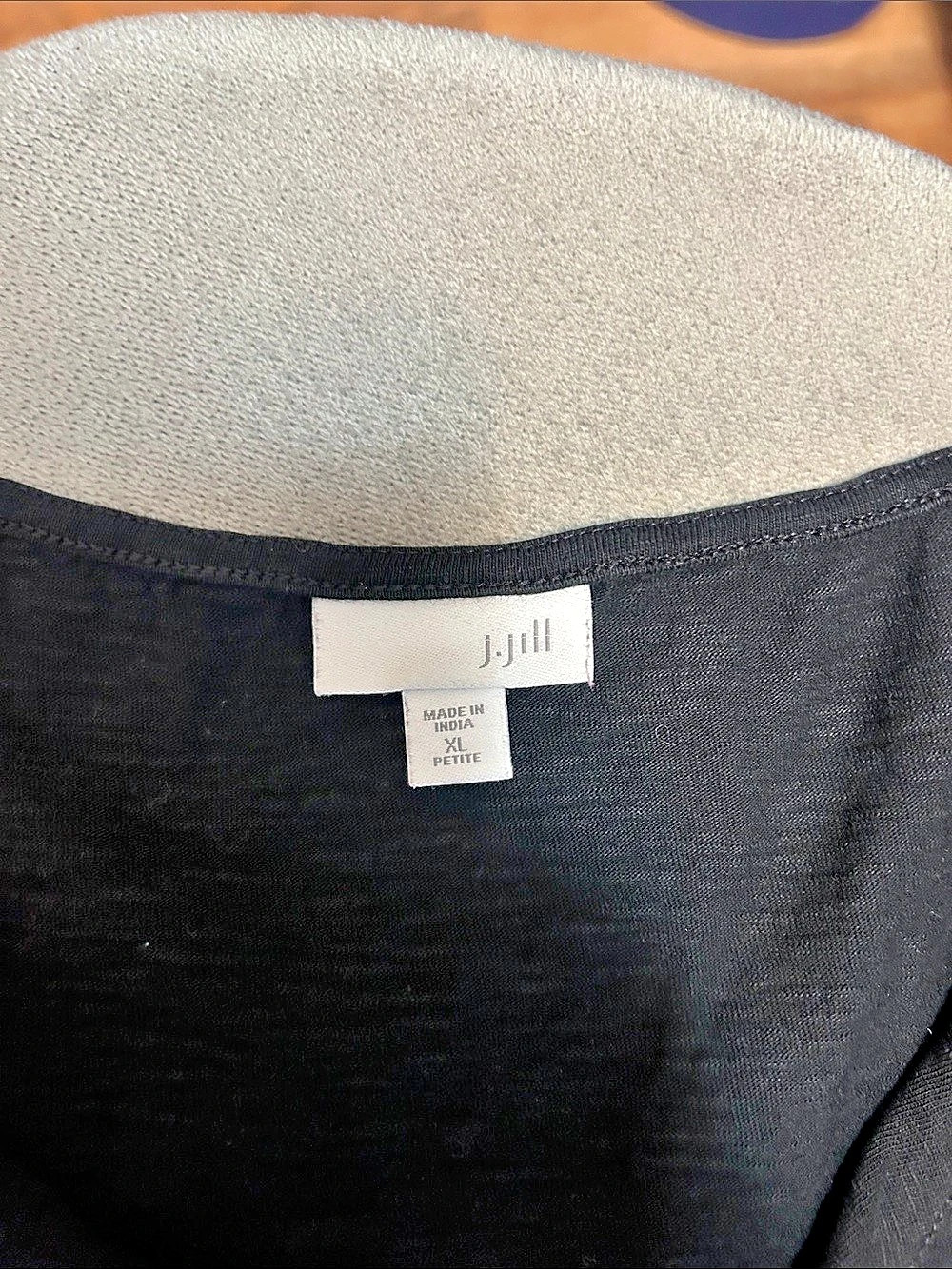 J. Jill Embroidered Maxi Dress in Black & White XL Petite used condition - Picture 4 of 5